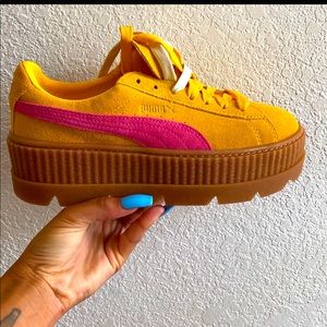 Puma/Fenty platform suede shoes